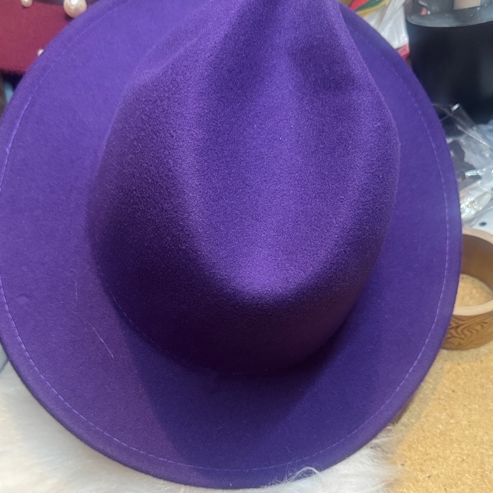 Vibrant Purple Fedora Hat
